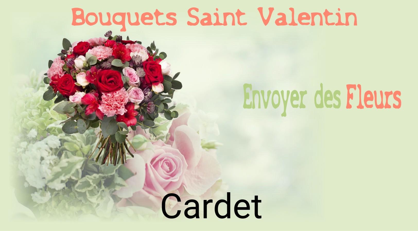 Roses de Saint-Valentin livrées à Cardet